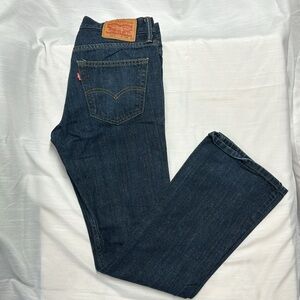 Levi's Men's Bootcut Jeans - Dark Blue